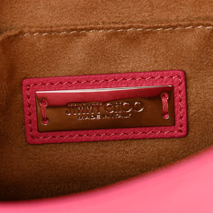 Jimmy Choo Grainy Pebbled Calfskin Rebel Crossbody Bag Pink 6 of 10