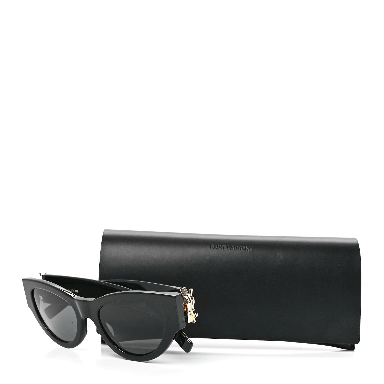 Saint Laurent Acetate Sunglasses SL M94 Black 8 of 8