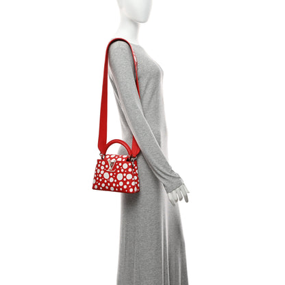 Louis Vuitton LV X YK Taurillon Capucines Mini Red White 2 of 9