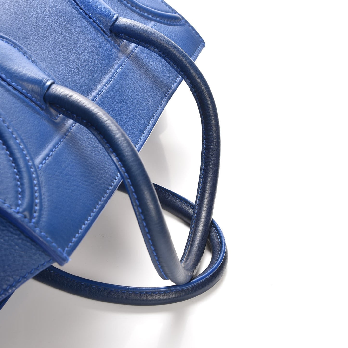 Supple Calfskin Medium Phantom Luggage Royal Blue