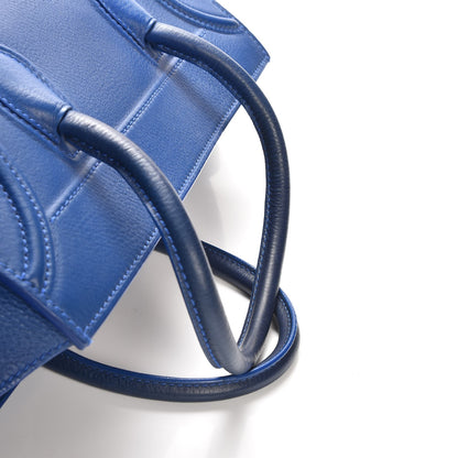 Celine Supple Calfskin Medium Phantom Luggage Royal Blue 13 of 14