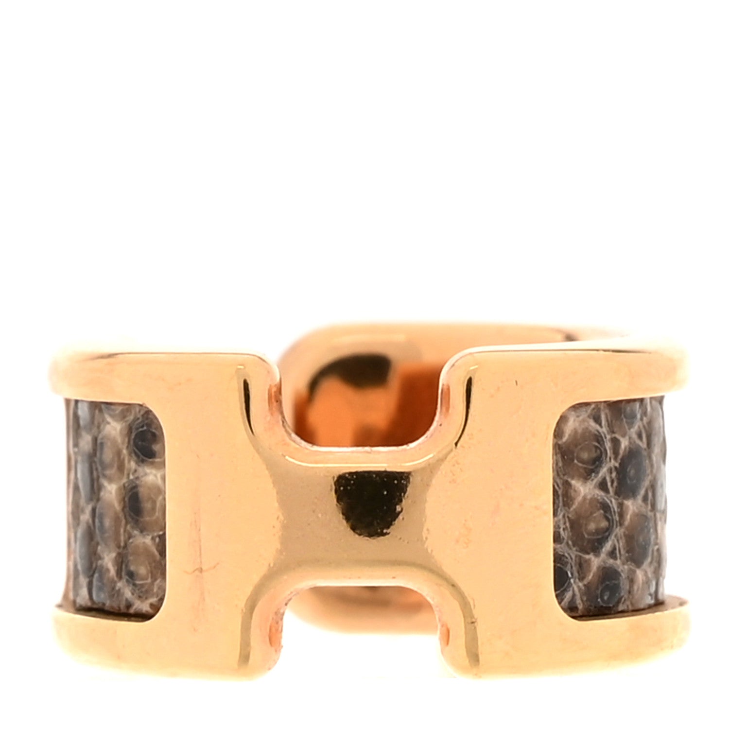Hermes Lizard Olympe Ear Cuff OM Ombre 1 of 3