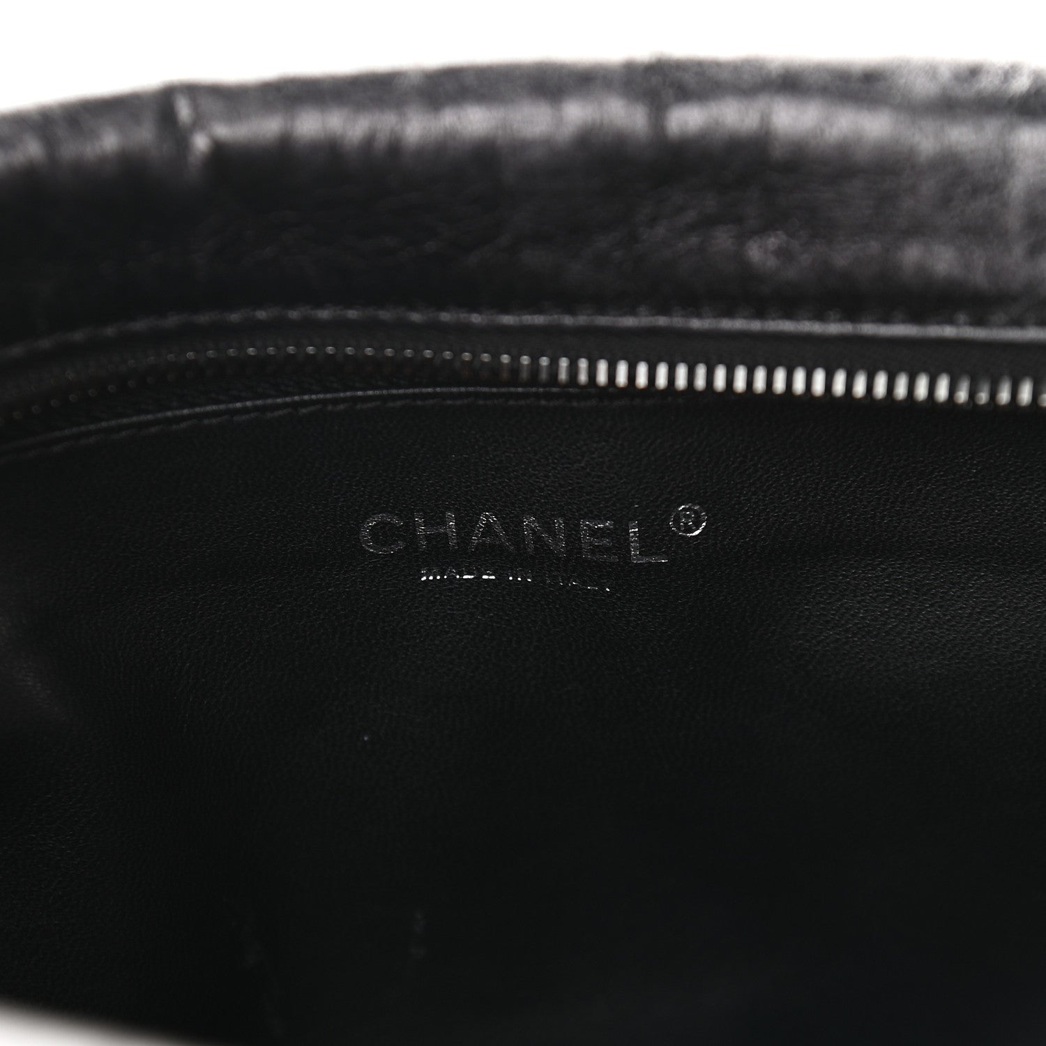 Chanel Aged Calfskin Quilted Large Reissue Camera Case Black 5 of 8
