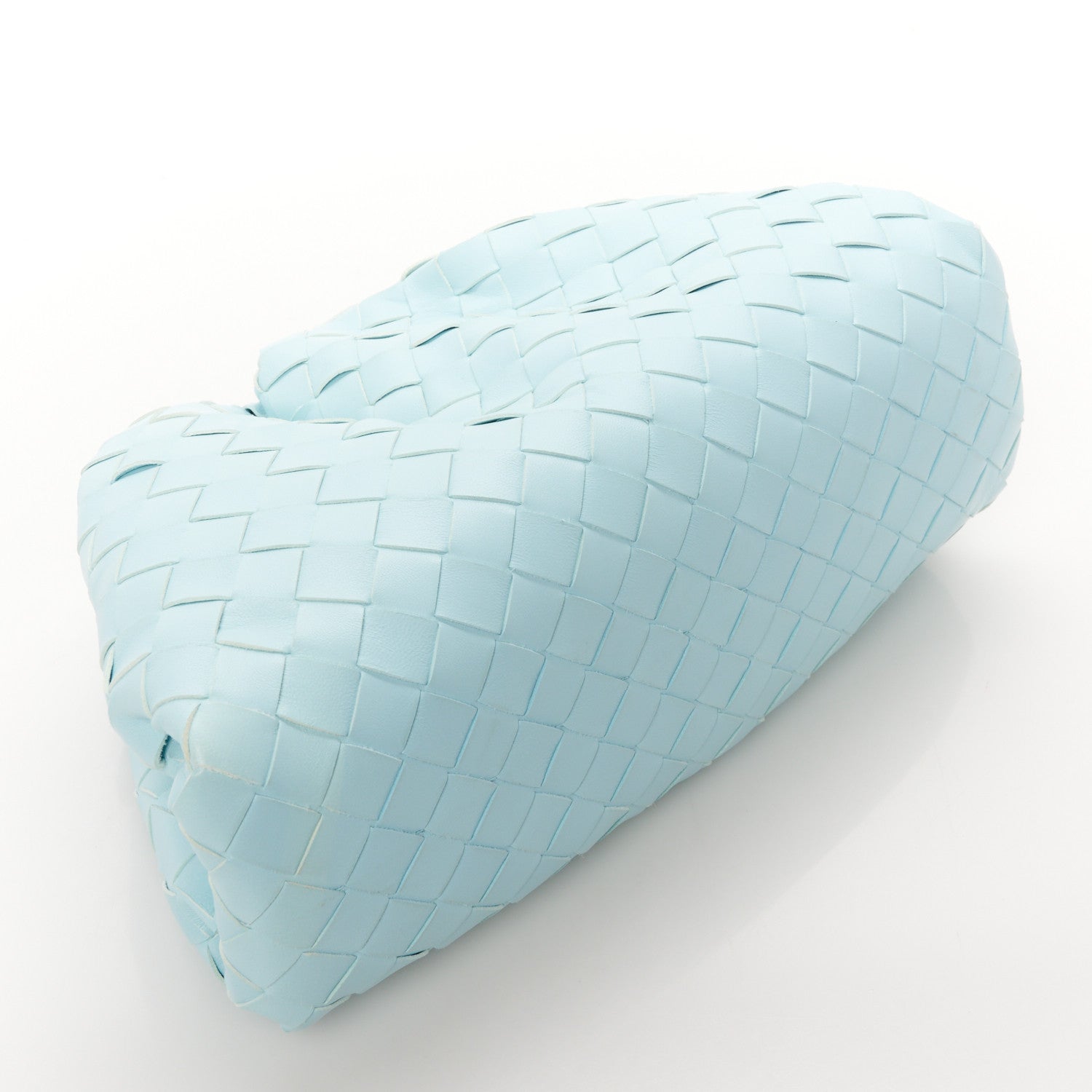 Bottega Veneta Nappa Intrecciato Teen Pouch Pale Blue 4 of 9