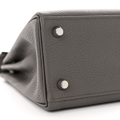 Hermes Togo Kelly Retourne 25 Etain 9 of 11