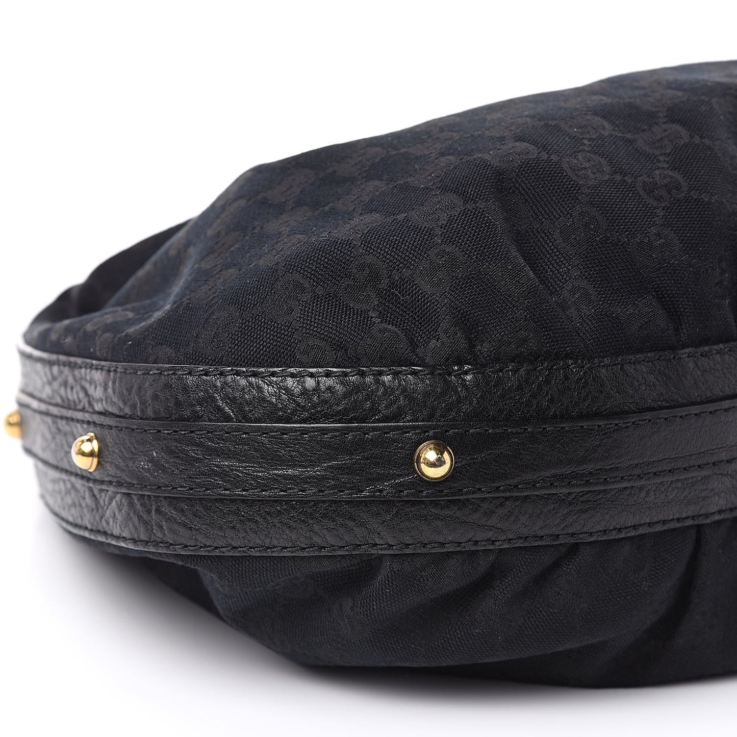 Monogram Medium Interlocking Hobo Black