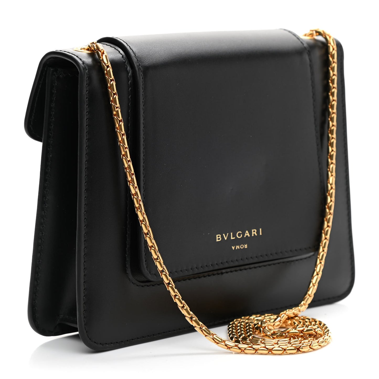 x ALEXANDER WANG Calfskin Serpenti Bag Black