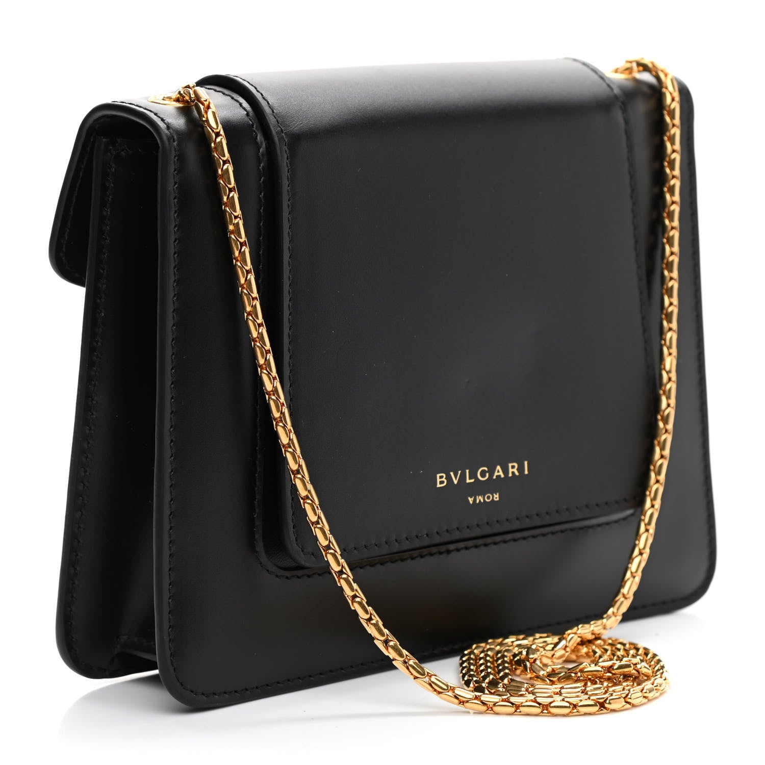 Bulgari x ALEXANDER WANG Calfskin Serpenti Bag Black 3 of 9