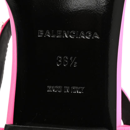 Balenciaga Agneau Arena Cagole Flat Thong Sandals 36.5 Rose Fluo 8 of 11