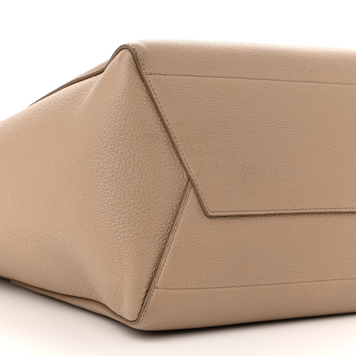 Celine Soft Grained Calfskin Sangle Bucket Bag Dune 9 of 14