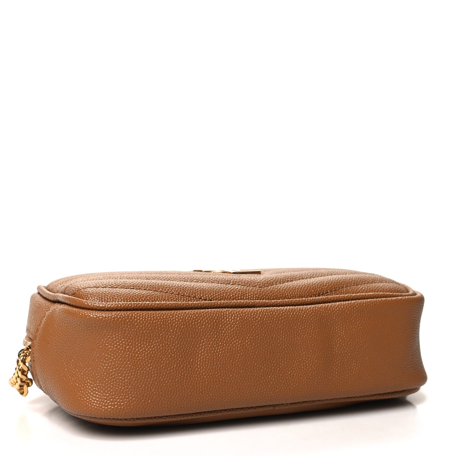 Saint Laurent Grain De Poudre Matelasse Monogram Mini Lou Camera Bag Dark Natural 4 of 11