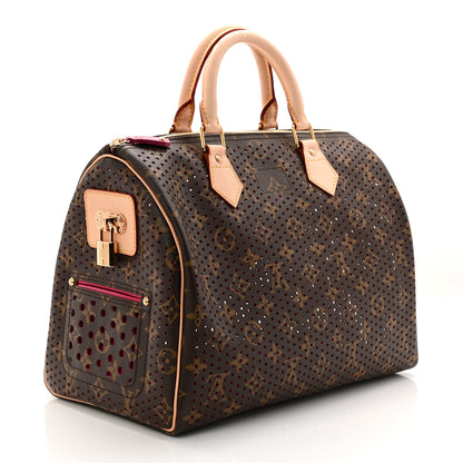 Louis Vuitton Monogram Perforated Speedy 30 Fuchsia 5 of 17