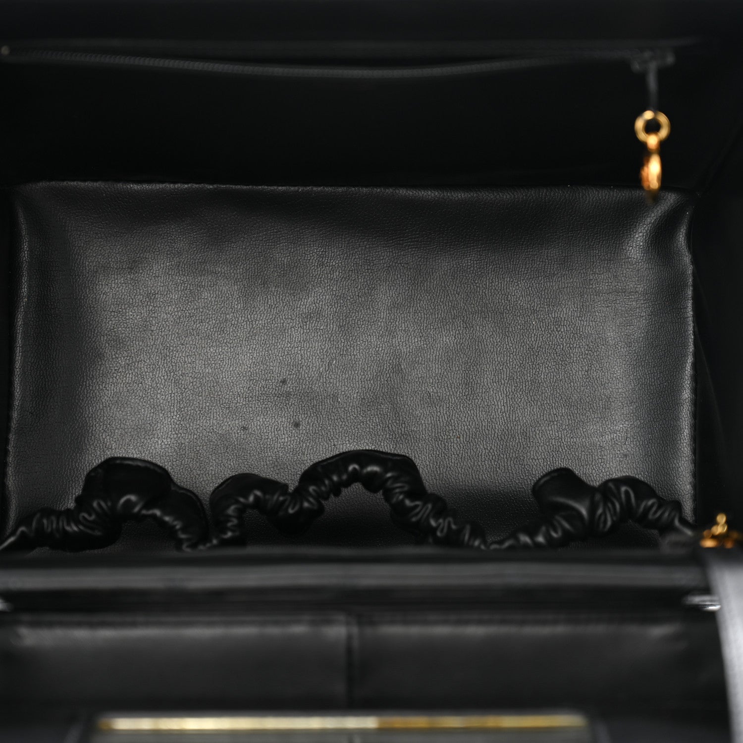 Chanel Calfskin Stitch Vanity Case Black 5 of 14