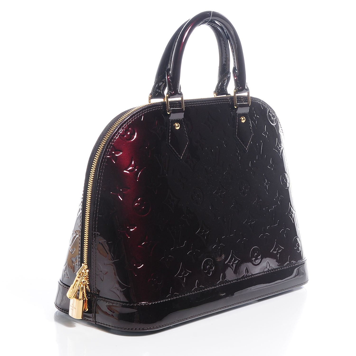 Louis Vuitton Vernis Alma PM Amarante 3 of 7