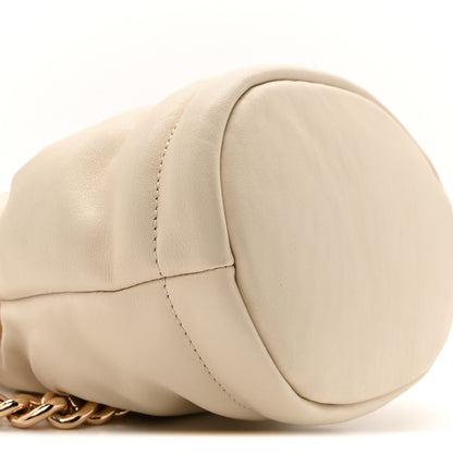 Marc Jacobs Calfskin Soft Small Bucket Bag Marshmallow 9 of 11