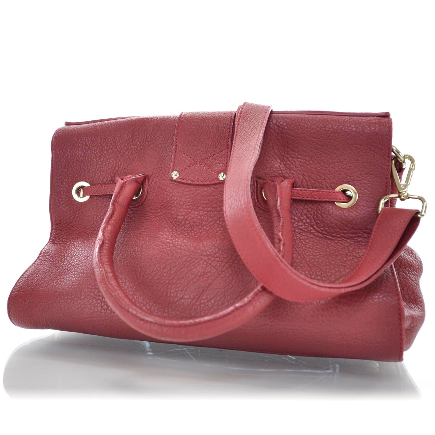 Leather Medium Rosalie Red