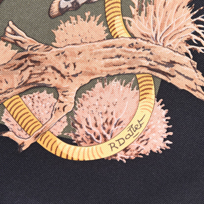 Hermes Silk Les Mustangs Scarf 70 7 of 8