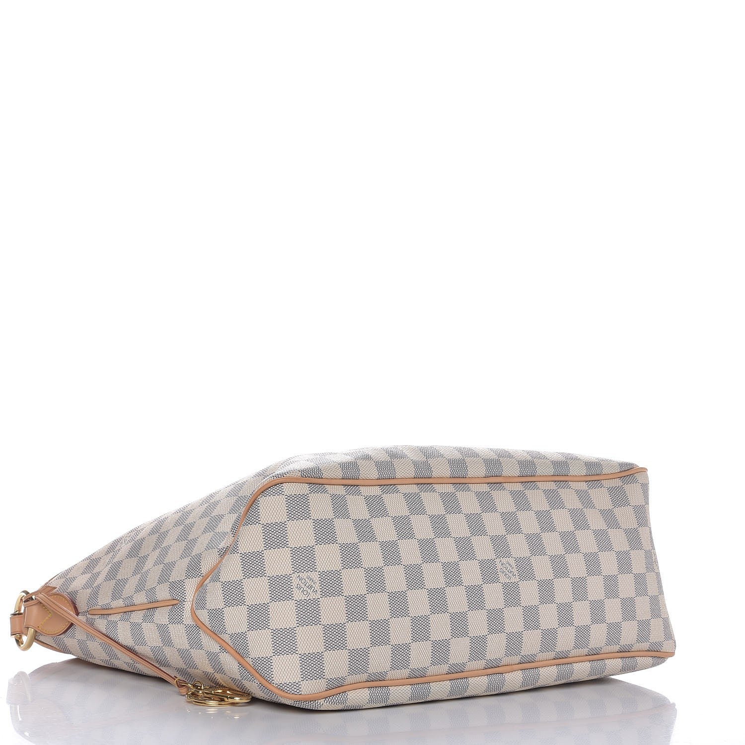 Louis Vuitton Damier Azur Delightful MM Rose Ballerine 5 of 9