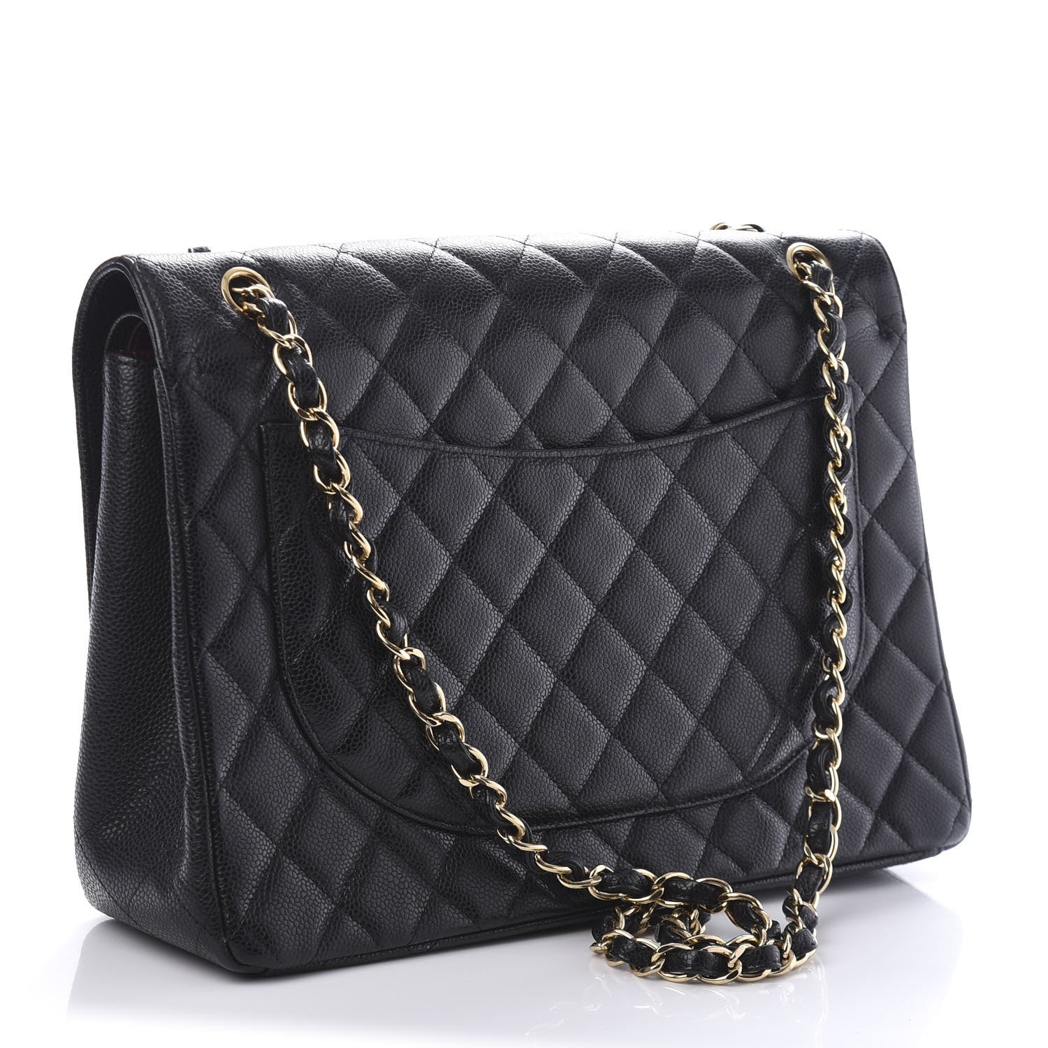 Chanel Caviar Quilted Maxi Double Flap Black 3 of 10