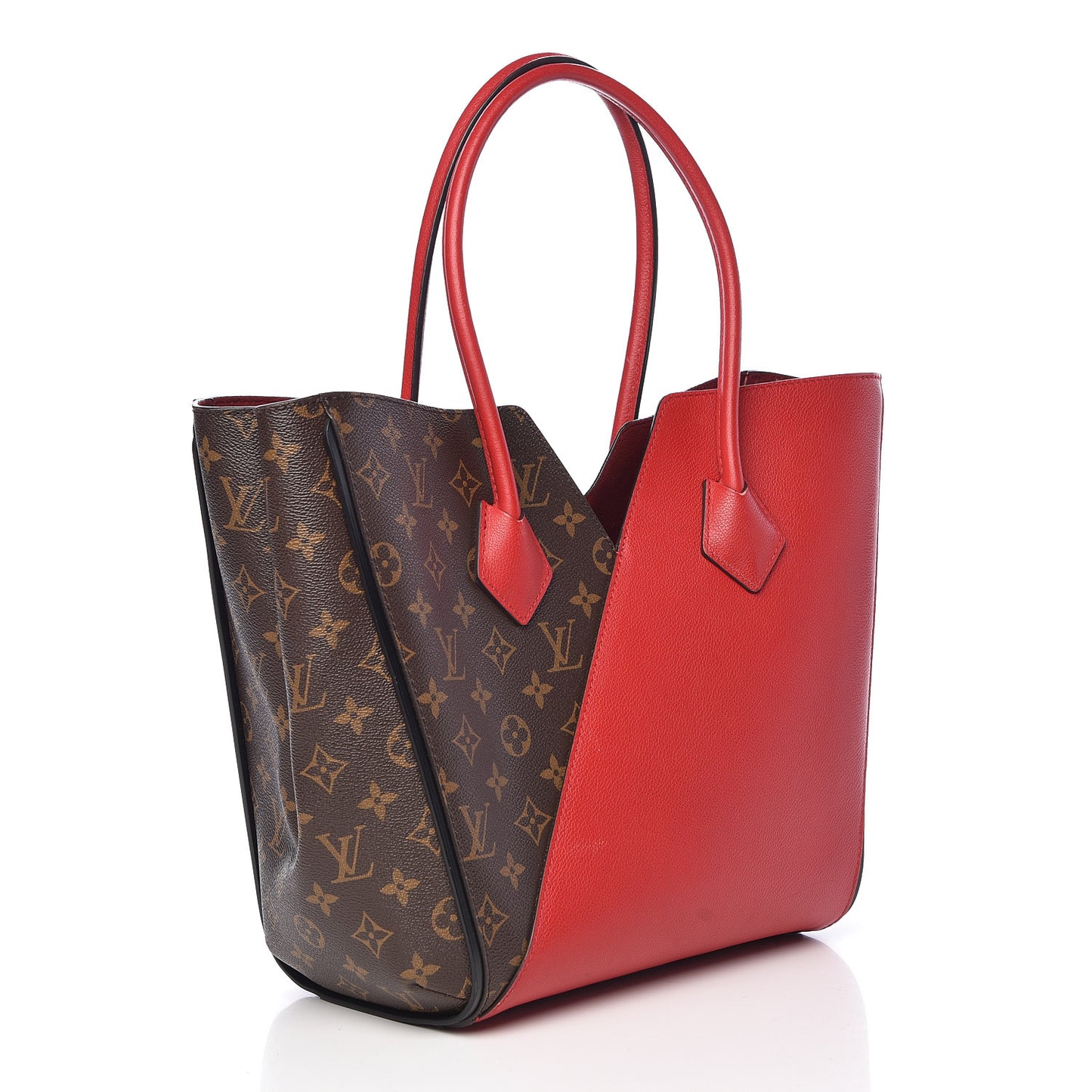 Calfskin Monogram Kimono Tote Cherry