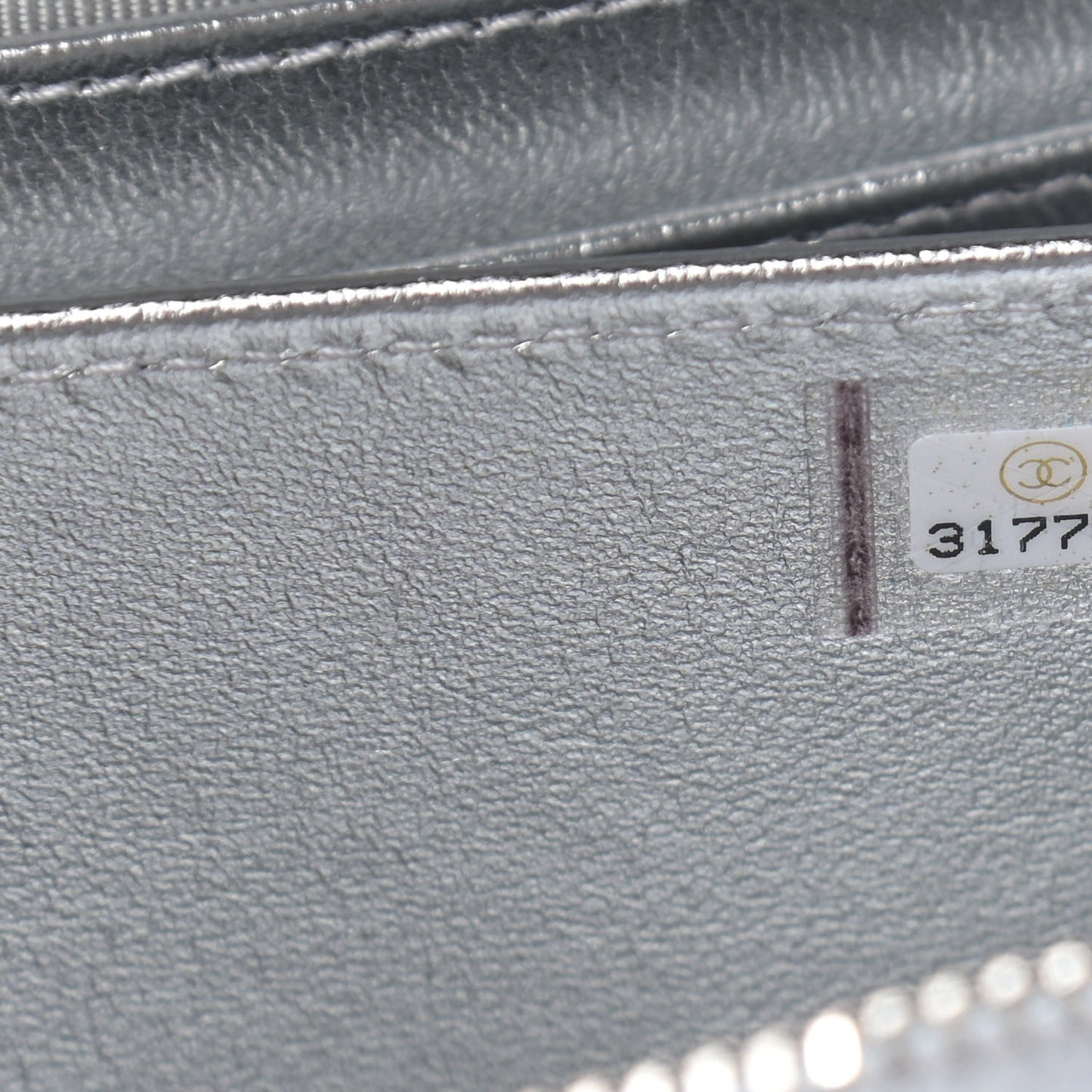 Metallic Gradient Calfskin Quilted Camera Case Blue Yellow Purple