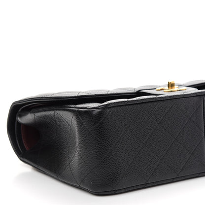 Chanel Caviar Quilted Jumbo Double Flap Black 8 of 9