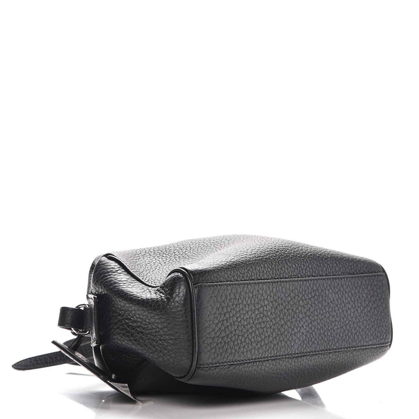 Veau Gros Grain Infanta Crossbody Bag Black