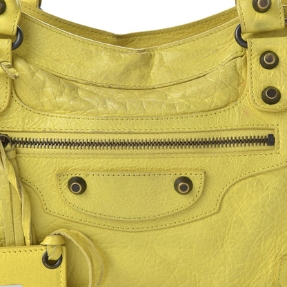 Balenciaga Agneau Classic Hardware Town Curry 10 of 10