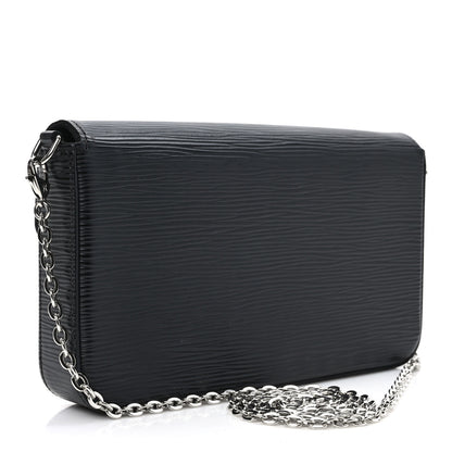 Louis Vuitton Epi Pochette Felicie Black 3 of 8