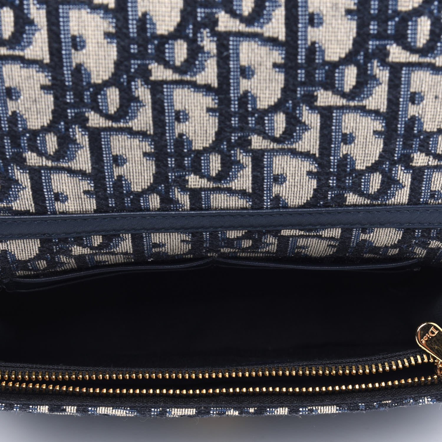 Christian Dior Oblique 30 Montaigne 2-In-1 Pouch Blue 4 of 4