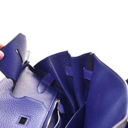 Hermes Togo Birkin 35 Bleu Electrique 13 of 37