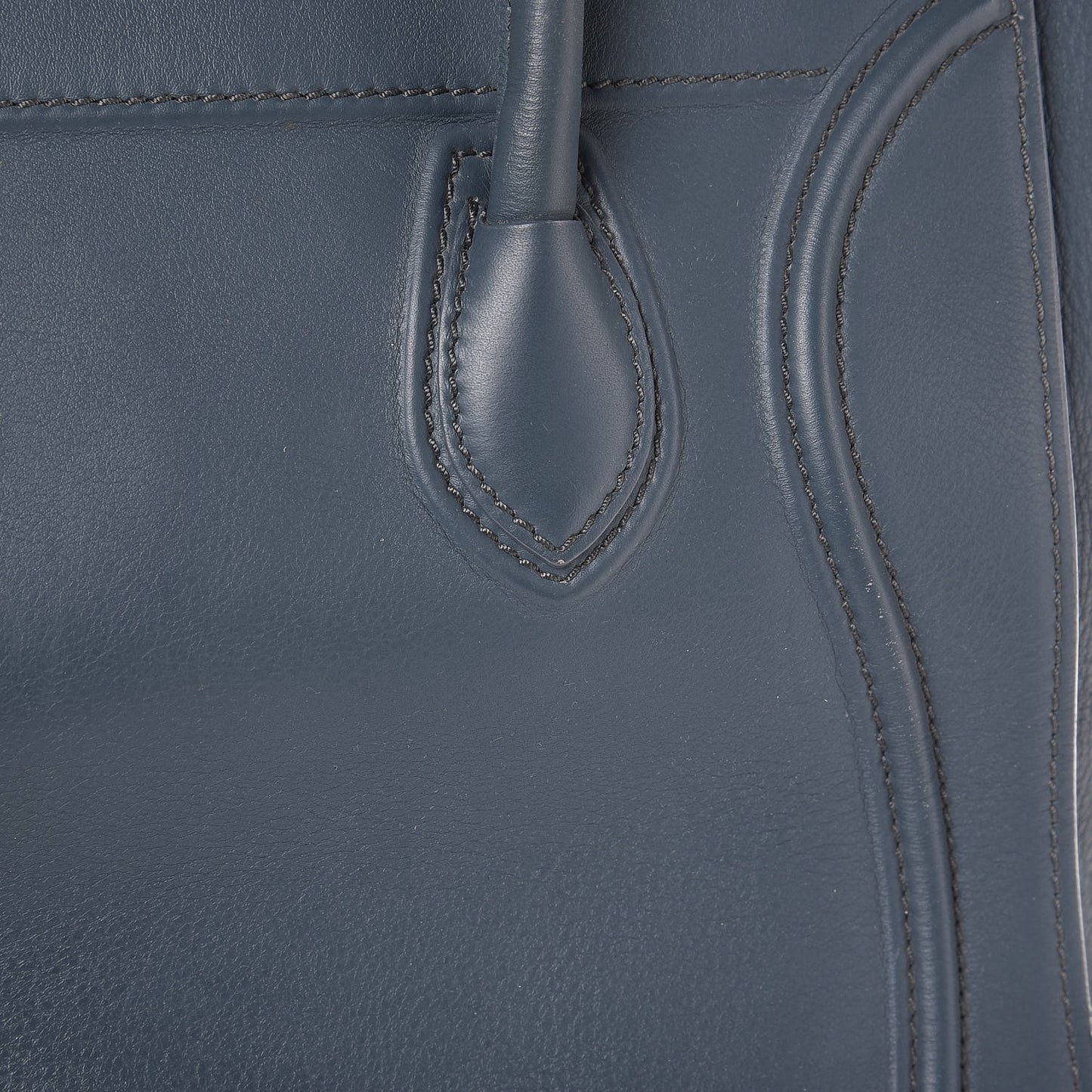 Supple Calfskin Medium Phantom Luggage Slate Blue