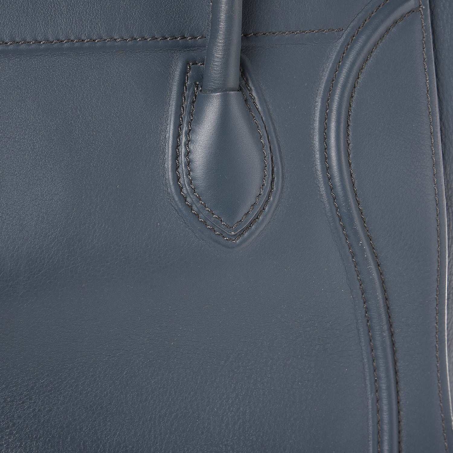 Celine Supple Calfskin Medium Phantom Luggage Slate Blue 23 of 26