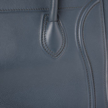 Celine Supple Calfskin Medium Phantom Luggage Slate Blue 23 of 26