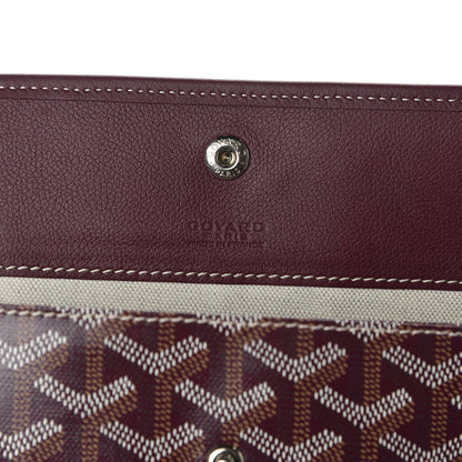 Goyard Goyardine Pouch Burgundy 6 of 7