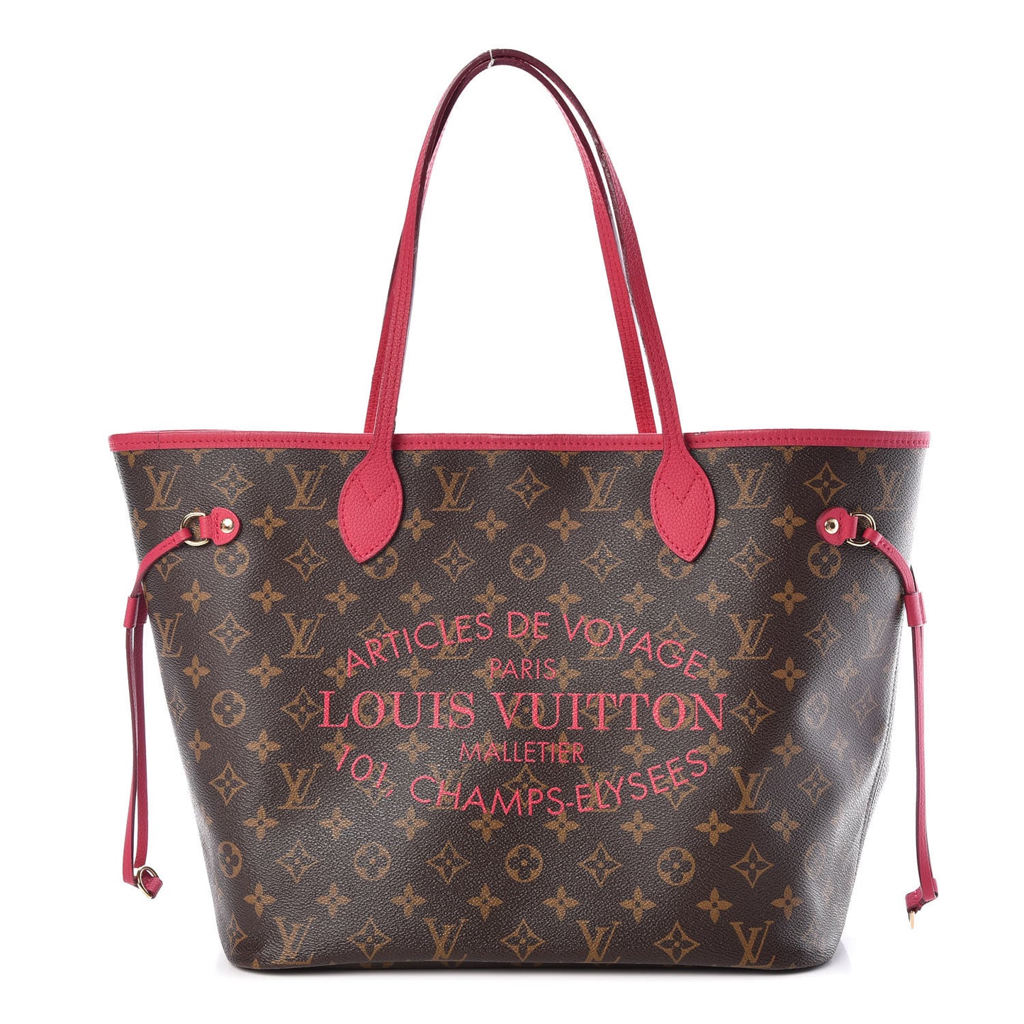Monogram Articles de Voyage Ikat Neverfull MM Rose Indien