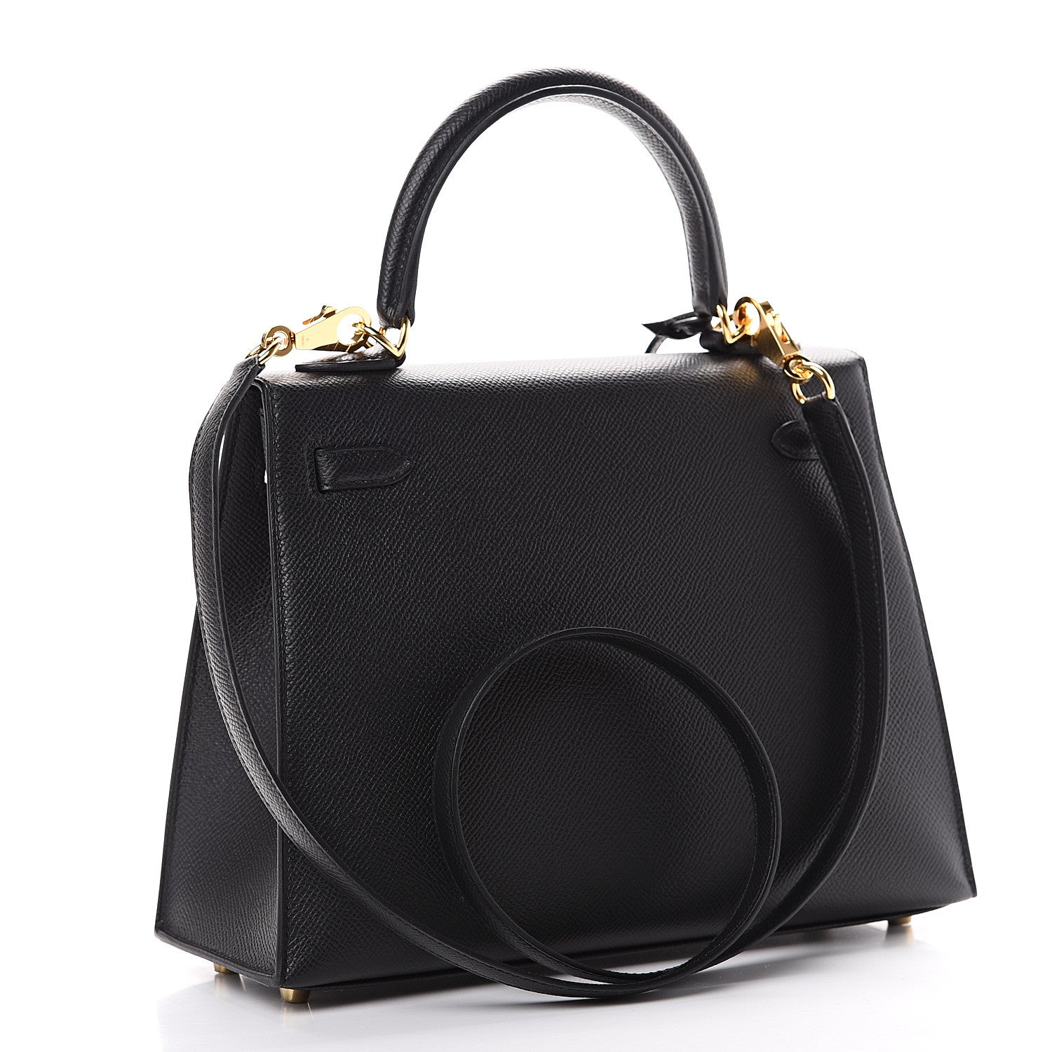 Hermes Epsom Kelly Sellier 25 Black 2 of 10