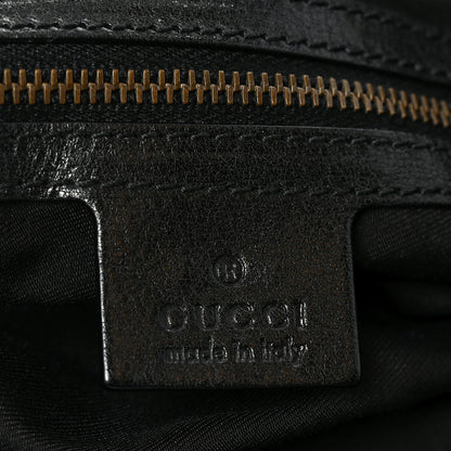 Gucci Monogram Large Jockey Hobo Black 6 of 12