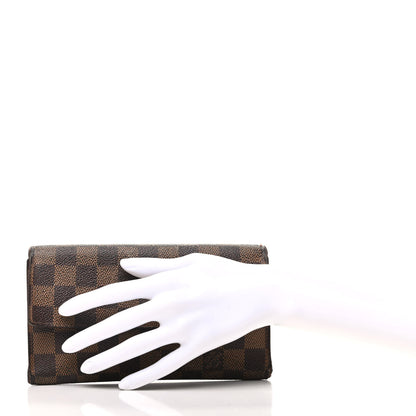 Louis Vuitton Damier Ebene Porte Tresor International Wallet 2 of 8