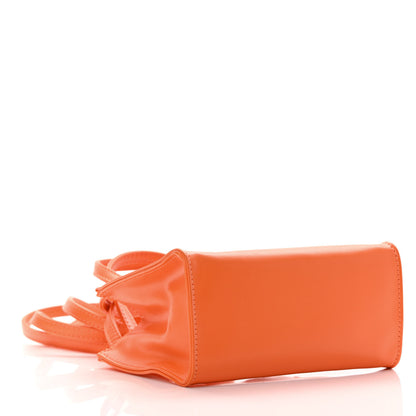 Telfar Vegan Leather Small Shopping Bag Orange 4 of 14
