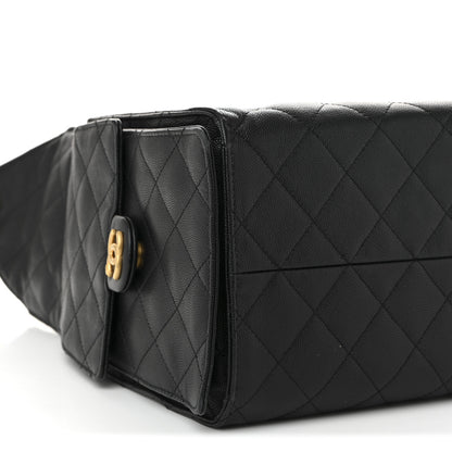 Chanel Caviar Quilted Medium Chanel 25 Handbag Black 10 of 15