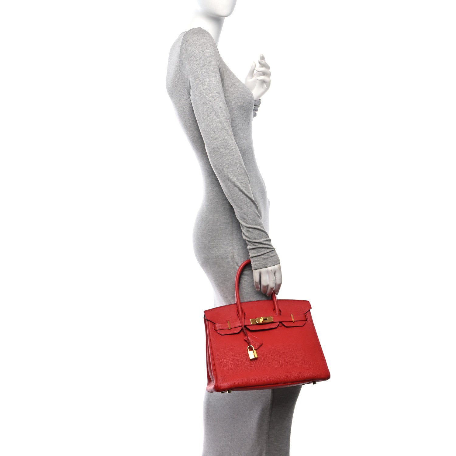 Hermes Togo Birkin 30 Rouge Tomate 2 of 13
