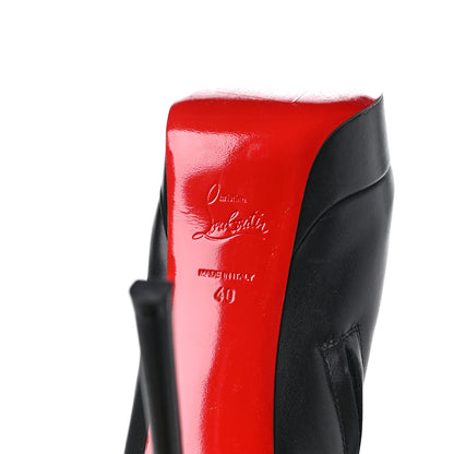 Christian Louboutin Calfskin Dirdibootie 130 Ankle Booties 40 Black 6 of 8