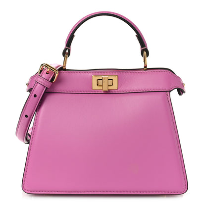 Fendi Shiny Nappa Petite Peekaboo I SEE U Satchel Rosa 1 of 8