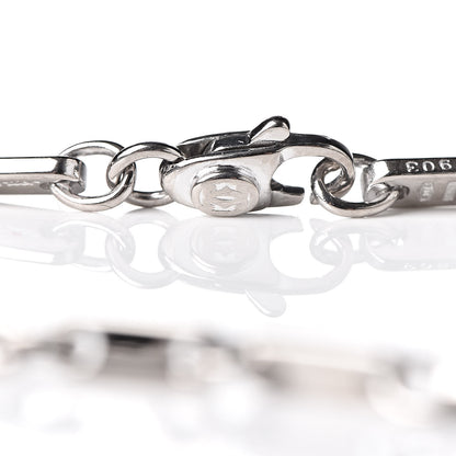 Cartier 18K White Gold 3.5mm Fidelity Link Bracelet 4 of 6