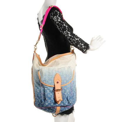 Louis Vuitton Denim Sunburst PM Messenger Blue 5 of 6