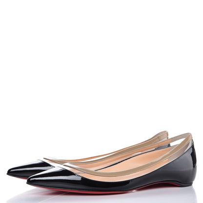 Christian Louboutin Patent Paulina Flats 35 Black 3 of 7