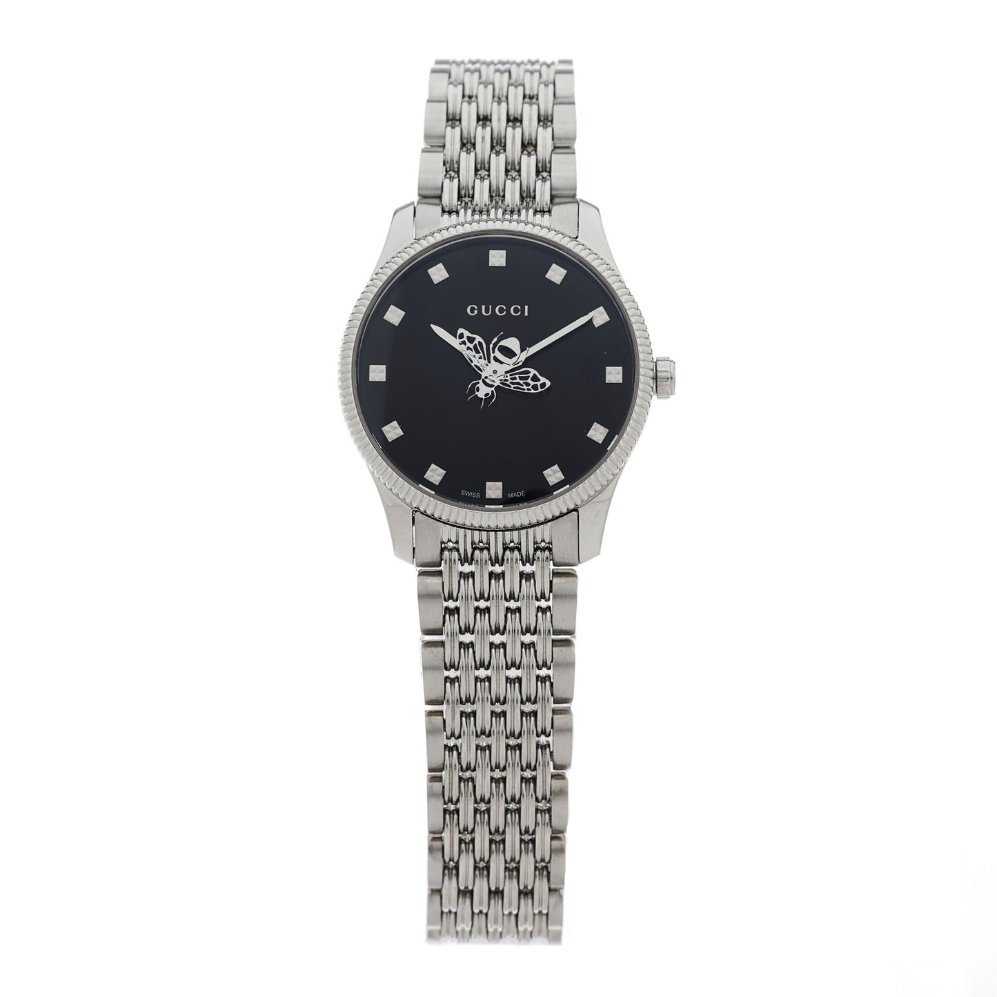 Stainless Steel 29mm G-Timeless Bee Quartz Watch Black