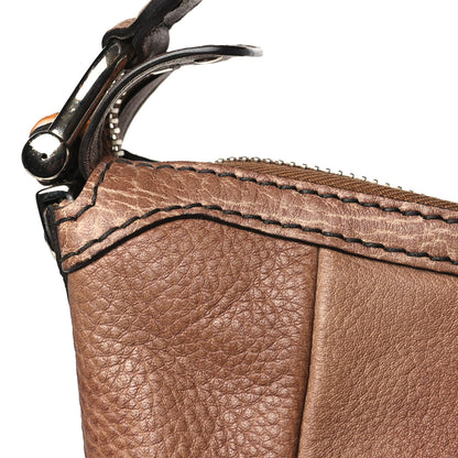 Gucci Pebbled Calfskin Guccissima Medium Bamboo Bar Hobo Light Brown 12 of 13
