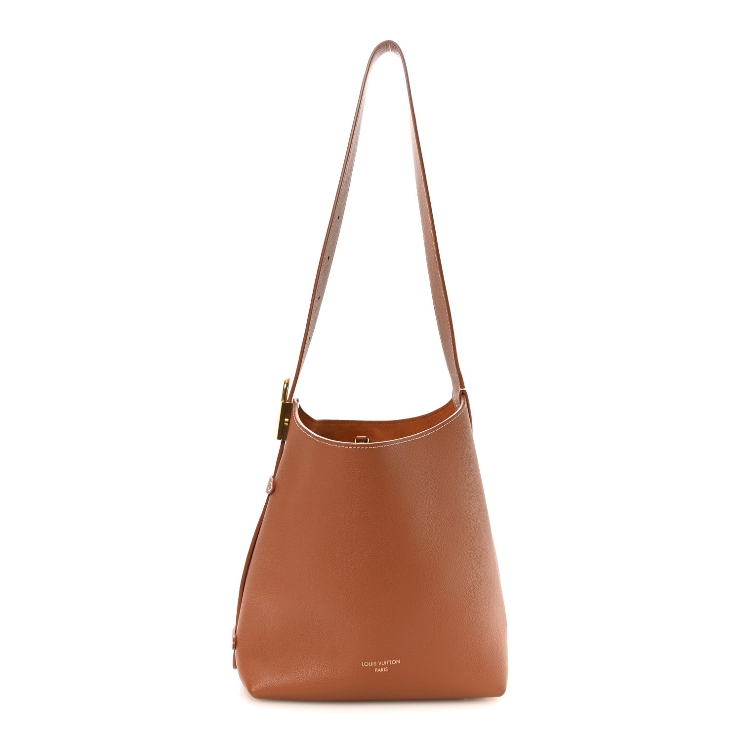 Louis Vuitton Grained Calfskin Low Key Hobo PM Cognac 1 of 11